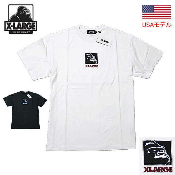 エクストララージ Tシャツ XLARGE SQUARE OG S/S TEE X-LARGE 半袖Tシャツ ラージT エックスラージ ゴリラ OGロゴ 定番柄 バックサイドOG ■品番 101241011023