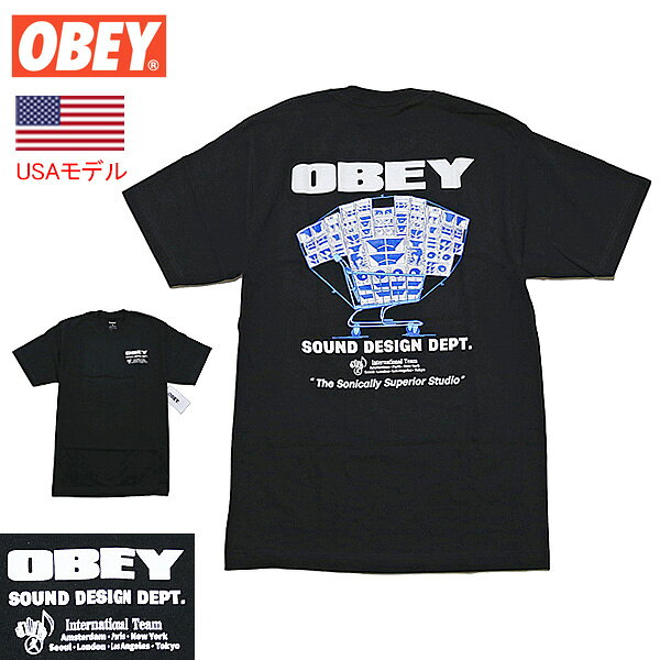 オベイヘビーウェイト Tシャツ 半袖T OBEY SOUND DESIGIN DEPT. S/S TEEオーベー オベー アンドレ■品番 168024324