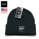 ハフ 帽子 レディース ハフ HUF ニット帽 ビーニー ボックスロゴ HUF BOXLOGO BEANIE 定番 帽子 ワッチキャップ メンズ レディース 男女兼用 品番 BN00090