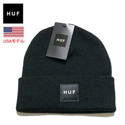 ハフ HUF ニット帽 ビーニー ボックスロゴ HUF BOXLOGO BEANIE 定番 帽子 ワッチキャップ メンズ レディース 男女兼用 品番 BN00090