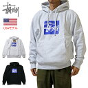 ステューシー パーカー ボックスロゴ STUSSY BOX HOOD プルパーカー スウェットパーカー 1924906