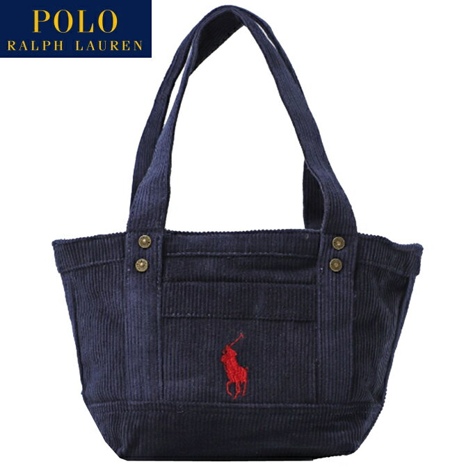 ラルフローレン ポロ ラルフローレン トートバッグ 2AR098 BCV コーデュロイ ミニ トート レディース POLO Ralph Lauren