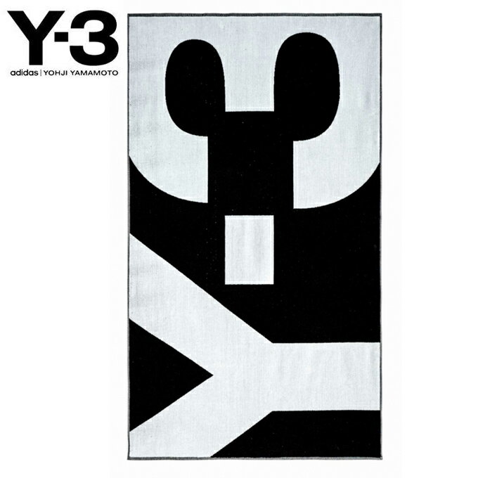 Y-3(ワイスリー)の大判タオルです。ホワイトロゴがアクセントになったデザインです。コットンで作られ、非常に柔らかい仕上がりが特徴。 ビーチやジム、普段使いに型番 HD3306素材 綿100％カラー BLACK/WHITE(ブラックホワイト)サイズ 約100cm×170cm