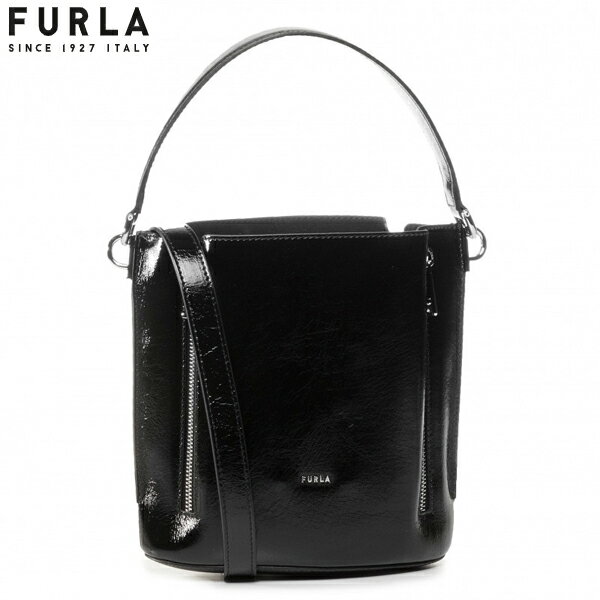 フルラ ミニバケットバッグ 1056068 NERO ブラック レディース ハンドバッグ 2way クロスボディ FURLA