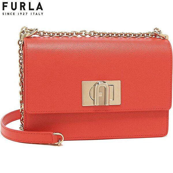 フルラ ショルダーバッグ 1056934 FUOCO h レッド 斜め掛け レディース クロスボディ チェーン レザー FURLA