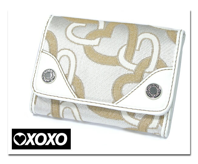 ワケアリ【XOXO】キスキス ビスコット 三つ折財布 77070 CHINO