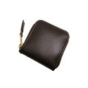 コムデギャルソン コインケース SA4100 Brown ミニ財布 小銭入れ コンパクト ラウンドファスナー COMME des GARCONS(4)