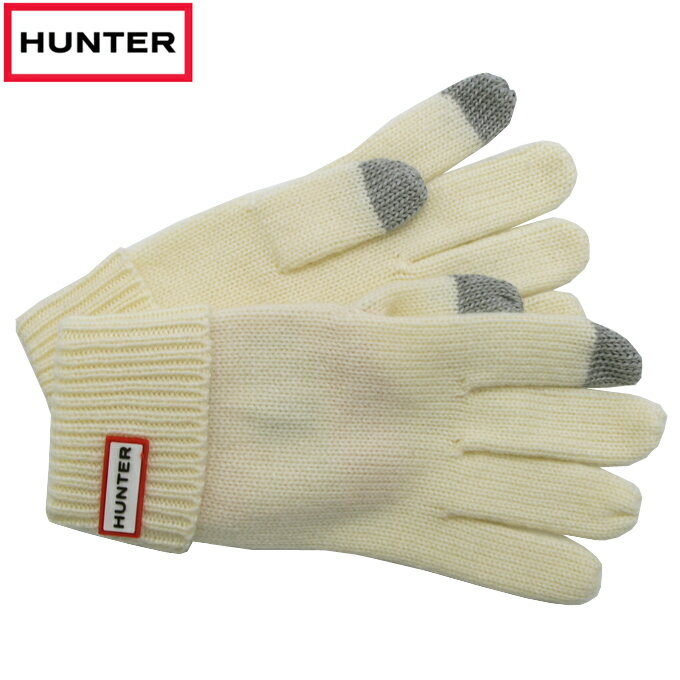 ハンター 手袋 HR10003 WHITE レディース プレイ エッセンシャル グローブ 防寒 HUNTER