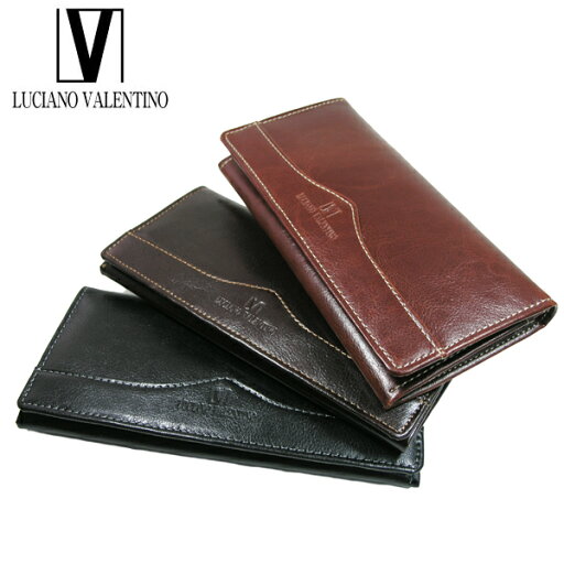 LUCIANO VALENTINO ルチアーノバレンチノ 牛革 本革 ウォレット 長財布 LUV-6001(BK/LBR/DBR)3色 LUCIANO VALENTINO ルチアーノバレンチノ 牛革 本革 ウォレット 長財布 LUV-6001(BK/LBR/DBR)3色