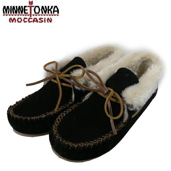 送料無料 MINNETONKA ミネトンカ モカシン クリッシー ブーティー 40030 Black レディース スリッポン