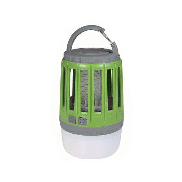 殺虫カラビナライト アウトドア用虫除け 2Way 殺虫ランタン 電撃殺虫 電灯兼用 明かり付き