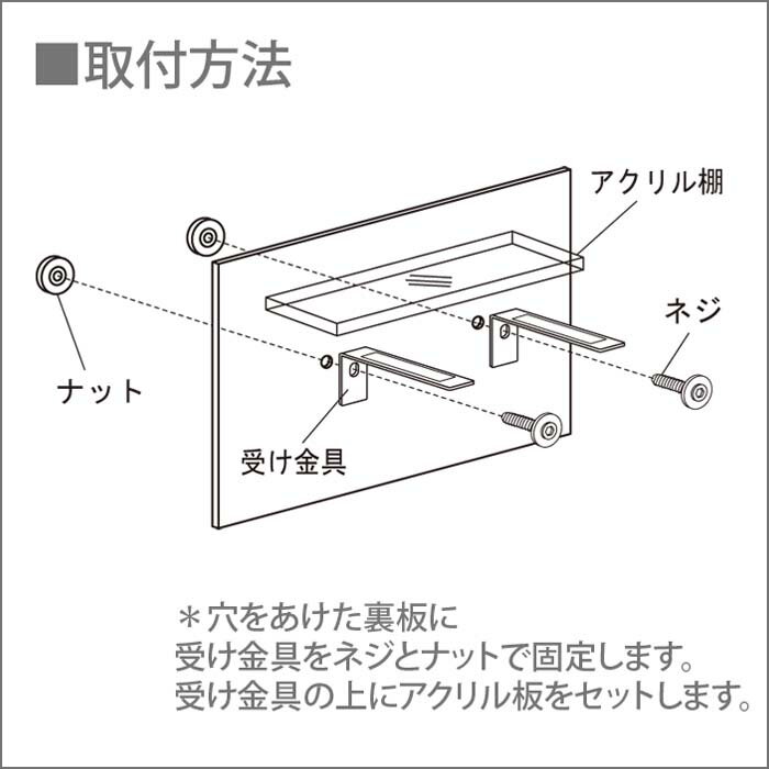 ※コレクション額用【アクリル棚セット★M-5023】5.8X45cm｜有孔ボード ペグボード ウォールシェルフ 壁 ラック 壁掛け 棚 壁付け 飾り棚 ディスプレイ ディスプレイラック コレクションラック アクリル フィギュア ミニチュア ミニカー 壁面収納 インテリア おしゃれ