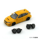 【暮らしラクラク応援セール】ビ-エムクリエイションズ スバル インプレッサ WRX STI 09 イエロー LHD 1/64スケール 64B0221【取り寄せ・...