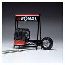 【暮らしラクラク応援セール】イクソモデル タイヤセット Ronal X 1/18スケール シルバー 18SET008W【取り寄せ・返品不可商品】