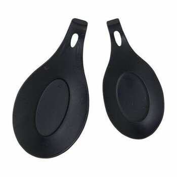 【暮らしラクラク応援セール】佐藤金属興業 シリコンブラック おたまホルダー 2P【取り寄せ・返品不可..