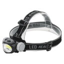 【暮らしラクラク応援セール】坂謙 ナイトセーバー LEDヘッドライト COB-3W 単4 3本使用 H-C3A33 19013556【取り寄せ・返品不可商品】