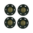 【暮らしラクラク応援セール】INAZUMA イナズマ プラホックホック 丸大 4個入 26 黒 AK-51-24【取り寄せ・返品不可商品】