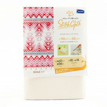 【暮らしラクラク応援セール】オリムパス スウェーデン刺しゅう用 刺しゅう布 カットクロス No.7500 スウェーデンクロス 1001【取り寄せ・返品不可商品】