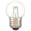 【暮らしラクラク応援セール】OHM LEDミニボール球装飾用 G40/E26/1.4W/65lm/クリア電球色 LDG1L-H 13C【取り寄せ・返品不可商品】