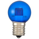 【暮らしラクラク応援セール】OHM LEDミニボール球装飾用 G30/E17/1.2W/1lm/クリア青色 LDG1B-H-E17 14C【取り寄せ・返品不可商品】(3)
