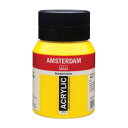 【暮らしラクラク応援セール】ターレンス アムステルダムアクリリックカラー500ml 272 トランスペアレントイエローミディアム 407358【取り寄せ・返品不...