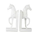 【暮らしラクラク応援セール】ヴィヴィアン ブックエンド ホース WH 85032BE-WH【取り寄せ・返品不可商品】