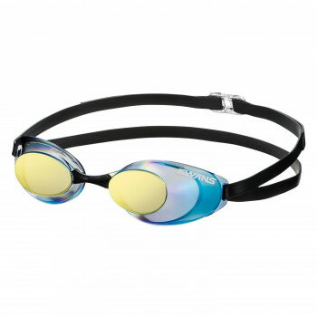 【暮らしラクラク応援セール】山本光学 SWANS スイムグラス スモーク×フラッシュイエローミラー ブラック SR-10M SMY【取り寄せ・返品不可商品】