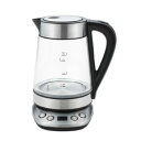 【暮らしラクラク応援セール】SUSTIA温度調整ガラス電気ケトル1.7L SUS-02【取り寄せ・返品不可商品】