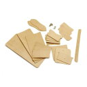 【暮らしラクラク応援セール】二つ折りウォレットキット(BOX型) ナチュラル(サドルレザー) Pkit110-01【取り寄せ・返品不可商品】