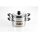 【暮らしラクラク応援セール】タマハシ 陳 建一 IH200V対応二段蒸し器22cm CK-072R【取り寄せ・返品不可商品】