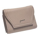 【暮らしラクラク応援セール】DAICO Pisoraro(ピソラロ) pastel 三つ折りBOXミニ財布 ピンク PR224【取り寄せ・返品不可商品】