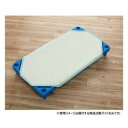 【暮らしラクラク応援セール】コット用タオル敷きパッド 58×101cm ブルー 1592139【取り寄せ・返品不可商品】