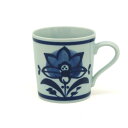 【暮らしラクラク応援セール】三郷陶器 マグ(フラワー) 6828-01【取り寄せ・返品不可商品】