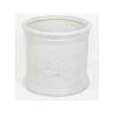 【暮らしラクラク応援セール】MURATAYA ラウンドポットフォレスト10号 White 3701【取り寄せ・返品不可商品】