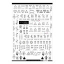 【暮らしラクラク応援セール】Sha-Nail Pro 写ネイル ネイルシール Tattoo (Geometric Black) /タトゥー (ジオメトリック ブ...