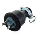 【暮らしラクラク応援セール】H&H 防水プラグ(2P) 15A×125V HP-2 431402【取り寄せ・返品不可商品】