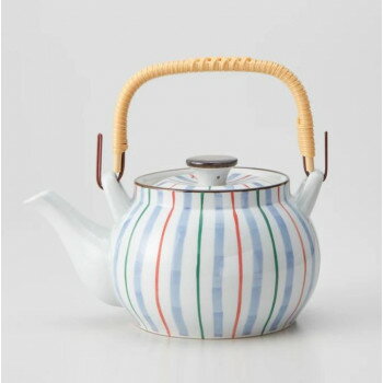 【暮らしラクラク応援セール】和の器 6号土瓶 三色十草 T-930588【取り寄せ・返品不可商品】