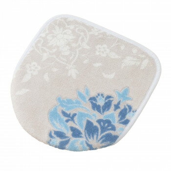 【暮らしラクラク応援セール】センコー DECORMUSEE プレシャス トイレふたカバー 普通・洗浄兼用 ブル..