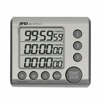 【暮らしラクラク応援セール】A＆D 3チャンネル 100時間タイマー 厨房タイマー AD5701AE【取り寄せ・返品不可商品】