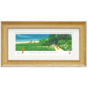 【暮らしラクラク応援セール】ユーパワー 糸井 忠晴 版画(ジクレー) 鹿と草原 IT-05203【取り寄せ・返品不可商品】