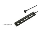 【暮らしラクラク応援セール】OHM 雷に強い節電タップ 6個口 2m 黒・HS-TPK62PBT-K【取り寄せ・返品不可商品】