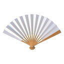 【暮らしラクラク応援セール】扇子 白扇子 中 SA12【取り寄せ・返品不可商品】