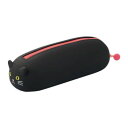 【暮らしラクラク応援セール】LIHIT LAB.(リヒトラブ) PuniLabo 寝ころびペンポーチ BIG クロネコ A-7800-3【取り寄せ・返品不可商品...