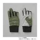 【暮らしラクラク応援セール】ハヤブサ FOURON インシュレーショングローブ 3本カット オリーブ M Y4617-M-64【取り寄せ・返品不可商品】(4)