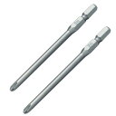 【暮らしラクラク応援セール】トップ工業(TOP) 電動ドリル用 ドライバビット段付タイプ マグネット付 呼び寸法+No.2 DD2-100P【取り寄せ・返品不可...