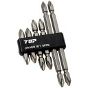 【暮らしラクラク応援セール】トップ工業(TOP) 電動ドリル用 ドライバビット 6本組セット 全長45・65・110mm 各2本 DB2-600S【取り寄せ・返...