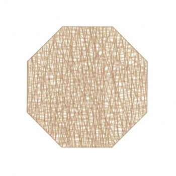 【暮らしラクラク応援セール】福井クラフト　380八角マット　スパイダーゴ-ルド 50312190【取り寄せ・返品不可商品】