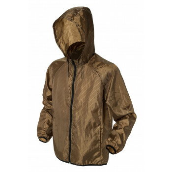 【暮らしラクラク応援セール】喜多 フルジップヤッケ(シャドウプリント) 3L(XL) ブロンズ(ダイアゴナル柄) No1570【取り寄せ・返品不可商品】