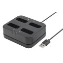 【暮らしラクラク応援セール】SWITCHJoy-Con用 コントローラー充電スタンド 4個タイプ ブラック CY-NSJCCS4-BK【取り寄せ・返品不可商品】