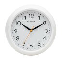 【暮らしラクラク応援セール】保土ヶ谷電子販売 FORMIA(フォルミア) 防水クロック ホワイト HWP-001S-WH【取り寄せ・返品不可商品】